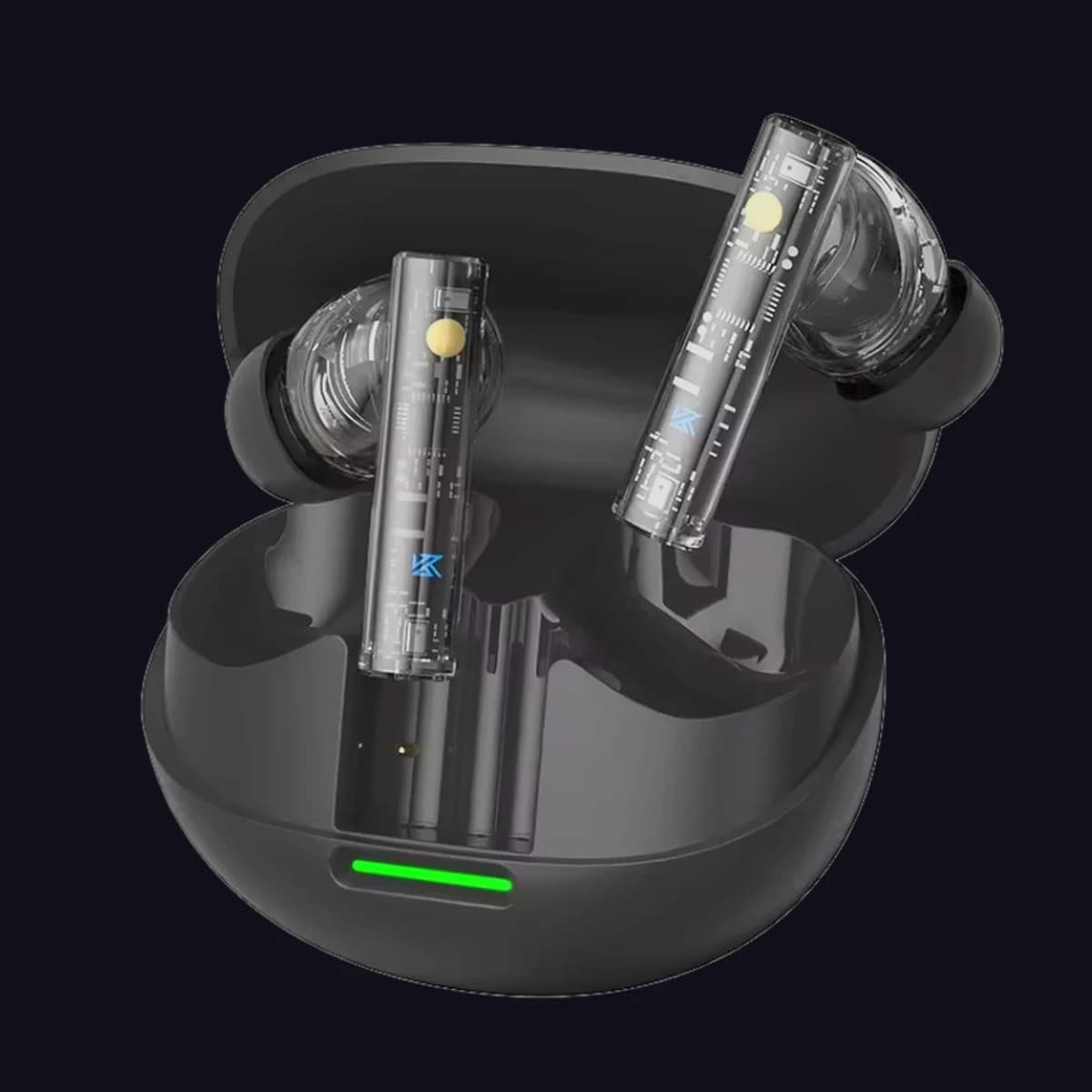KZ Carol Pro wireless earbuds in charging case